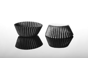 Black Mini Muffin Cases