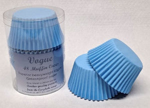 Light Blue Vogue Muffin Cases