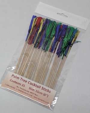 Palm Tree Foil Cocktail Sticks