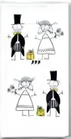 'Just Married' Pack of hankies Bakeware & More