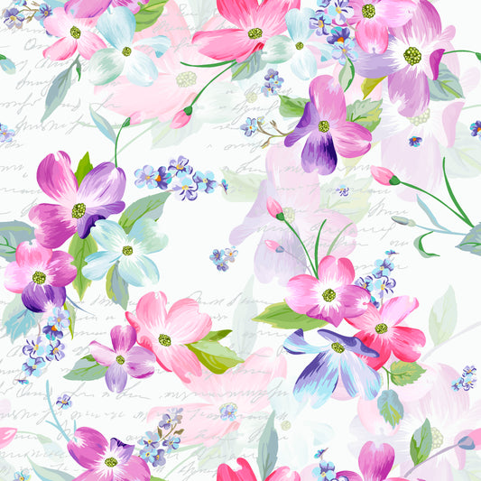 'Sweet Pinks' 24cm 3 Ply Napkins
