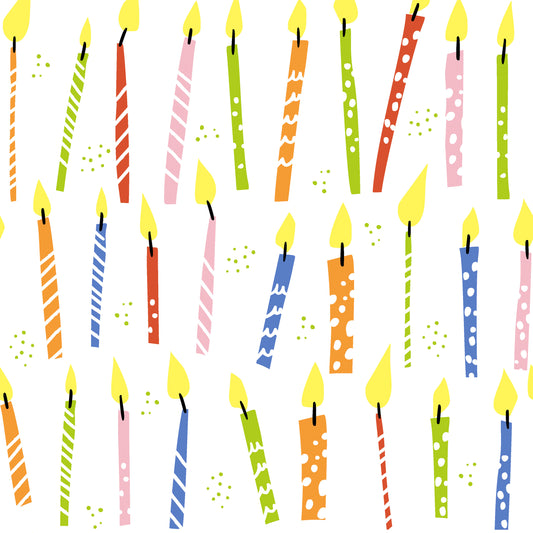 'B-Day Candles' 33cm 3 Ply Napkins