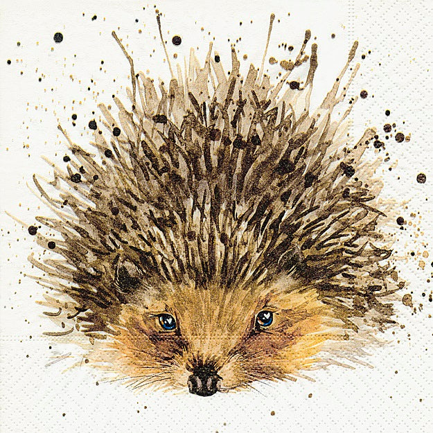 'Cute Hedgehog' 33cm 3Ply Napkins