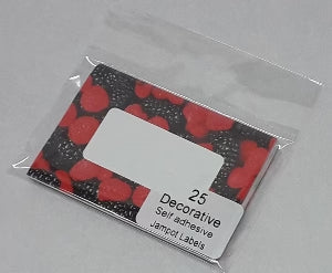 Mixed Berry Design Jampot Labels