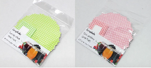 Pink & Green Jam Pot Cover