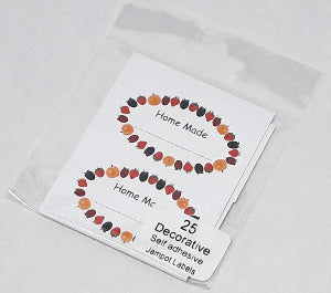 Fruit Design Jampot Labels