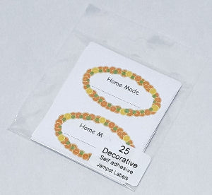 Marmalade/Citrus Design Jampot Labels