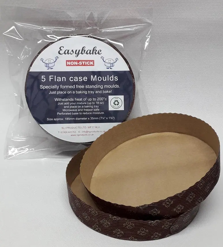 18cm (7") Round Flan Case Mould Bakeware & More