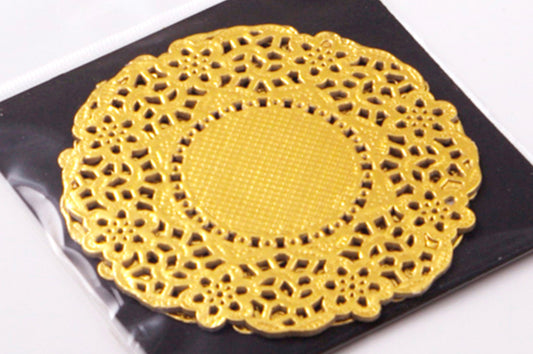 Gold Cocktail Doyleys 3.5"