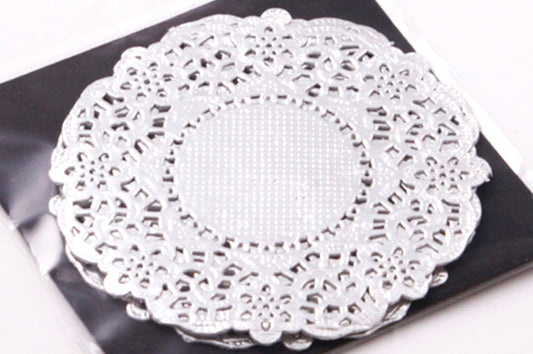 Silver Cocktail Doyleys 3.5"