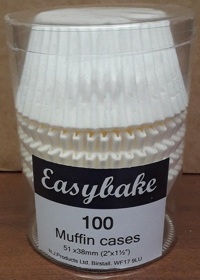 White Muffin Cases