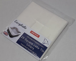 20cm (8") Square Cake Tin Liners