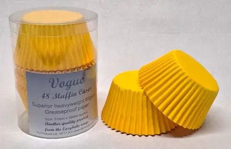 Yellow Vogue Muffin Cases Bakeware and more