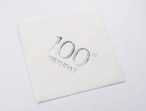 100th Birthday Napkins