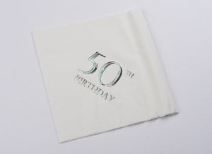 50th Birthday Napkins