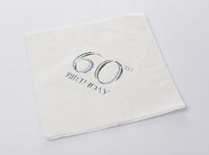 60th Birthday Napkins