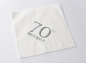 70th Birthday Napkins