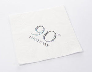 90th Birthday Napkins