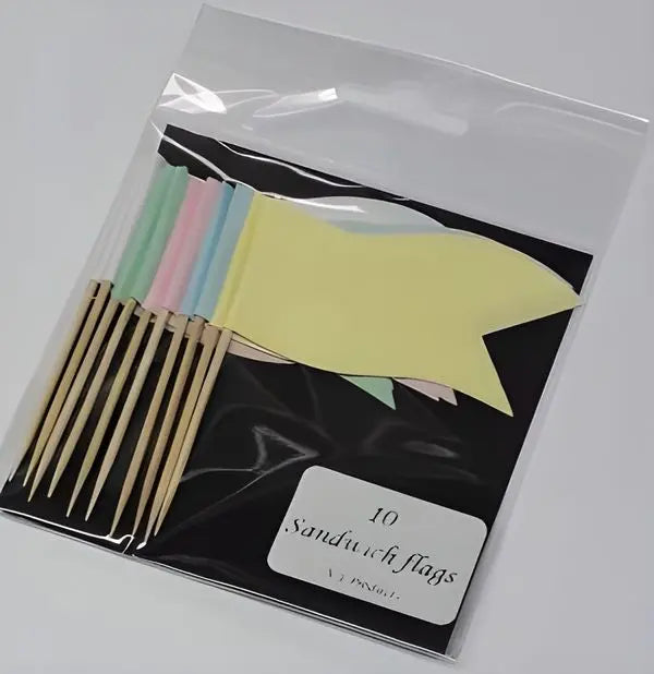 Mixed Colour Sandwich Flags Bakeware & More