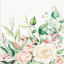 'Floral Moments' 33cm 3 Ply Napkins