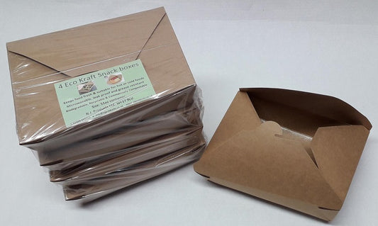 Eco Kraft Snack Boxes - Large