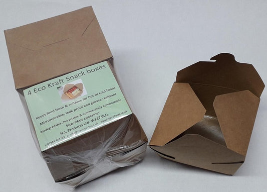 Eco Kraft Snack Boxes - Small